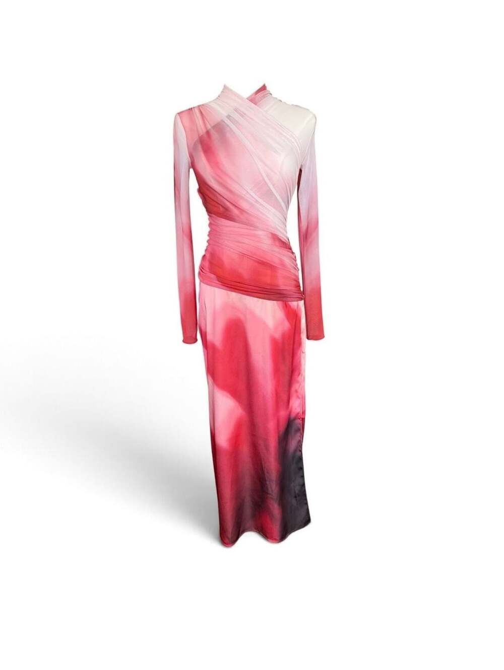 Significant Other Brianna Maxi Dress Size 4P Pink